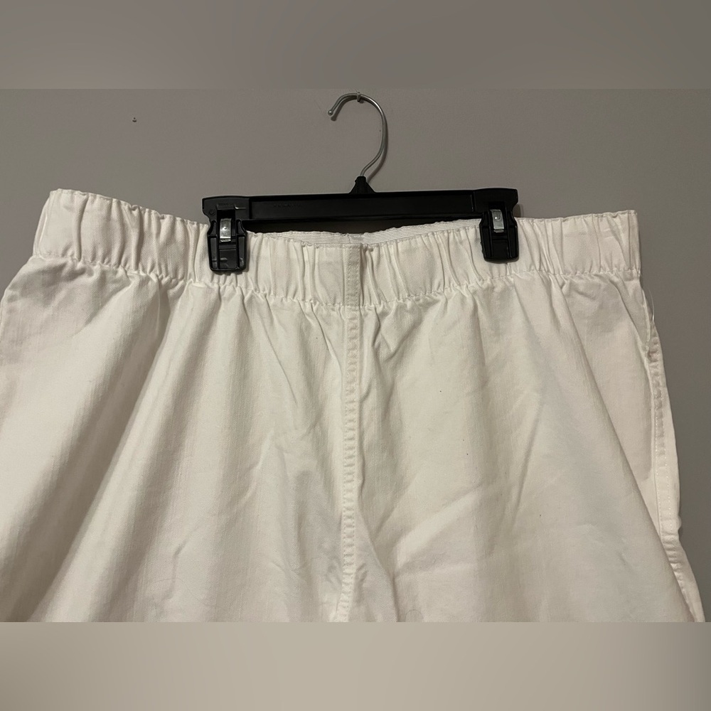 Soft Surroundings White Women's Elastic Waist Wide Leg Pant Size 2xl - Picture 4 of 5